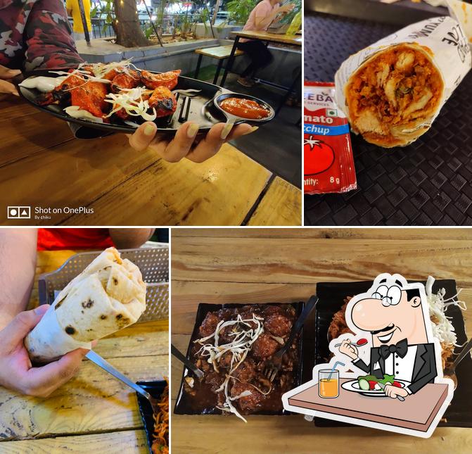 Food at Shawarma Bite