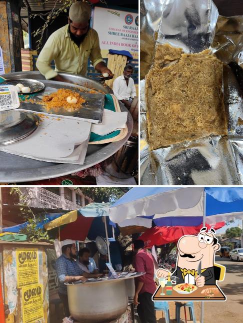 The photo of food and exterior at Thawad biriyani