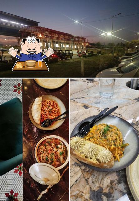 This is the photo showing food and exterior at The Coach