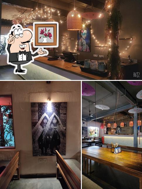 The interior of Wakame