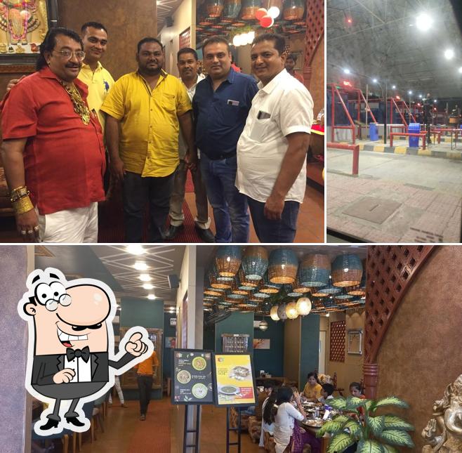 The interior of The Taste Of Bharuch - Shree Khodiyar Kathiyawadi Dhaba