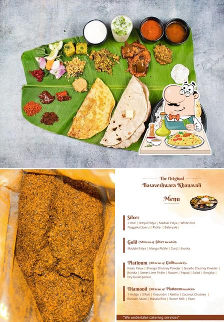 Food at Basaveshwar Khanavali (The Original)
