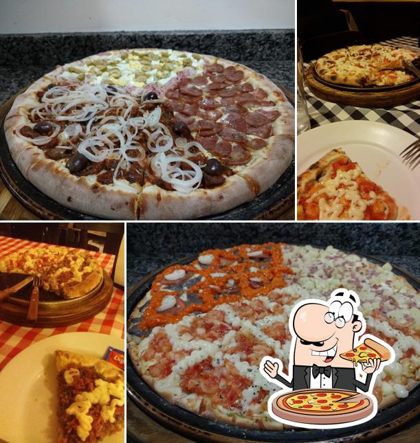 Experimente diferentes variedades de pizza