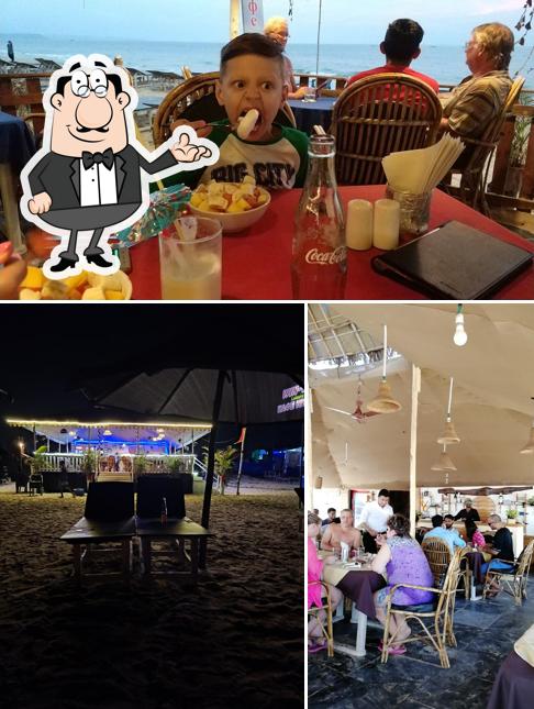 The interior of Win Win's Leisure Place Beach Shack