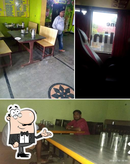 The interior of Janatha Hotel