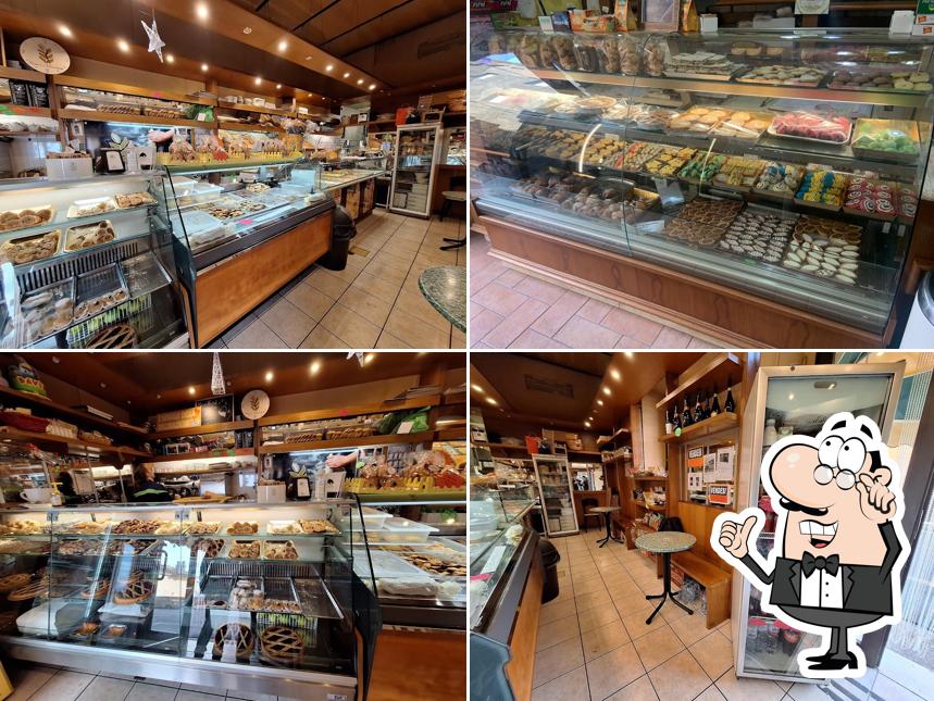 Gli interni di Pane e Cioccolata