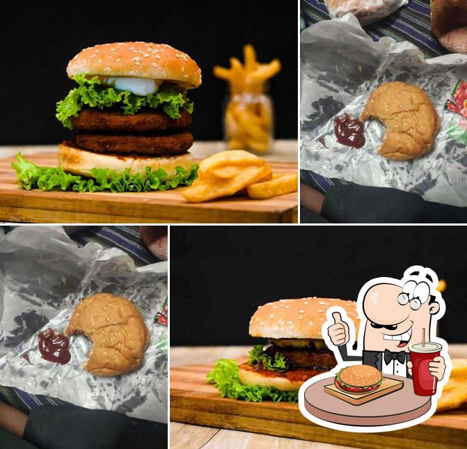 Try out a burger at RAMESHWARAM