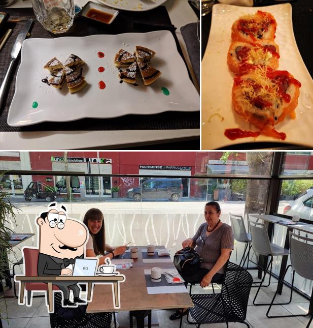Gli interni di Semì restaurant Sushi Jesi
