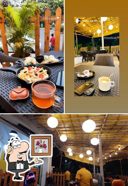 The interior of Swords cafe
