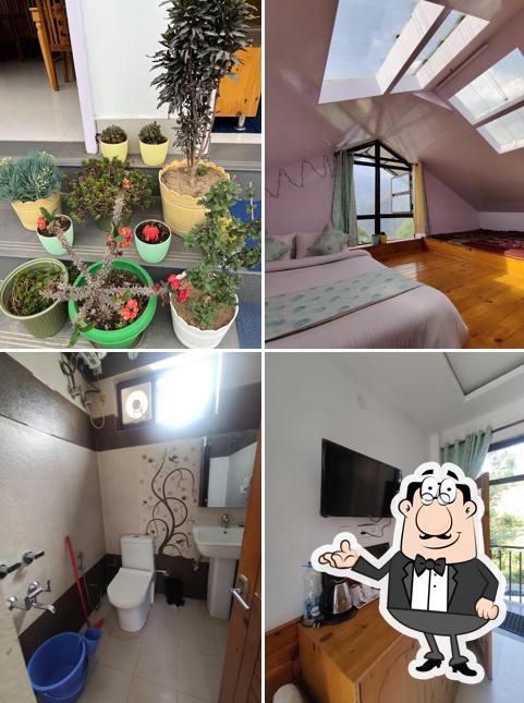 The interior of The Attic House