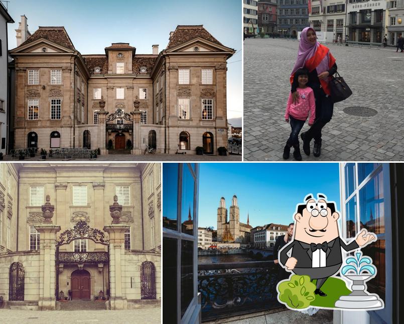 Gli esterni di Zunfthaus zur Meisen