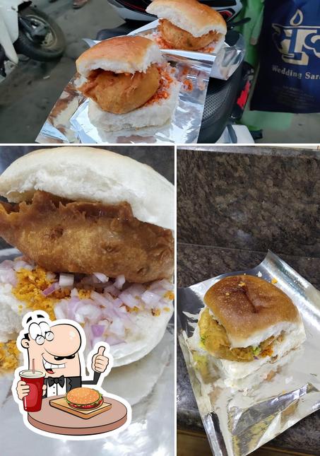 Get a burger at Bhau Vada Pav