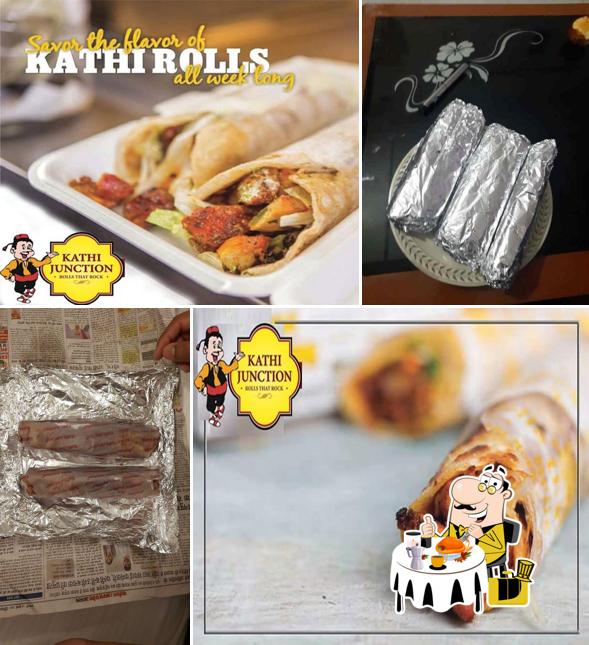 Food at Kathi Rolls Junction