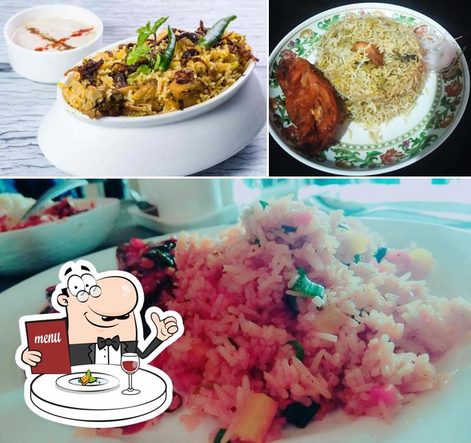 Food at New sher-E-Punjab Hotel