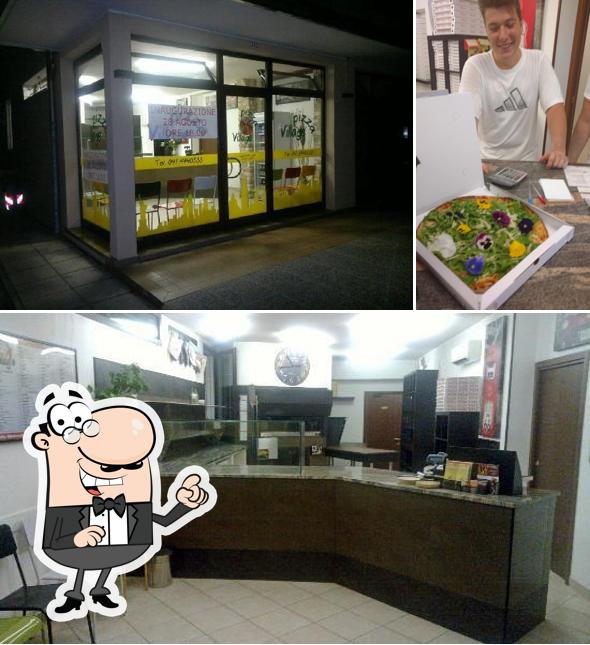 Gli interni di Pizza Village Mira