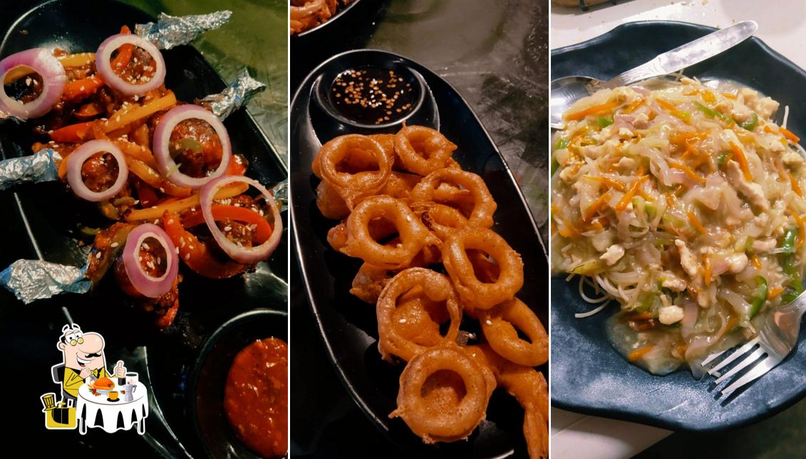 Food at Matilal's cafe and restaurant