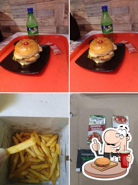 Try out a burger at Mr.pizza