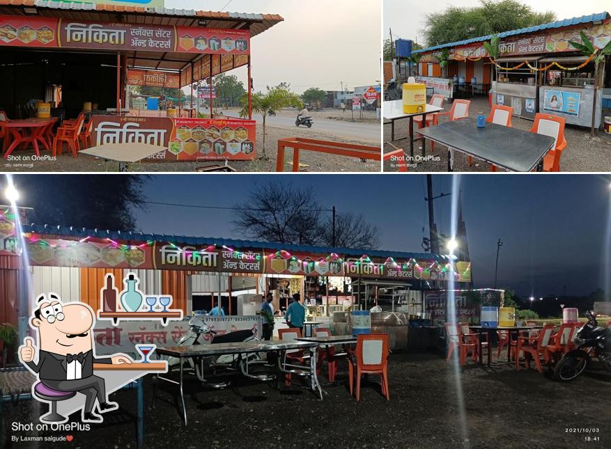 The interior of Nikita Snaks Center And Caters