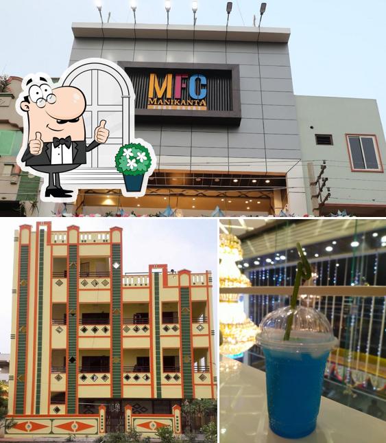 Among different things one can find exterior and beverage at SRI MANIKANTA SWEETS & BAKERY