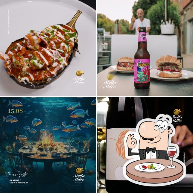 Stella del Mare Restaurant si caratterizza per la cibo e interni