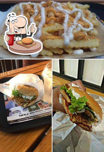 Get a burger at Burger Beans