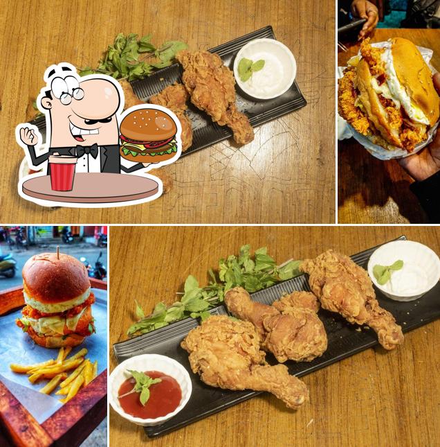 Get a burger at Ustaad's Kitchen