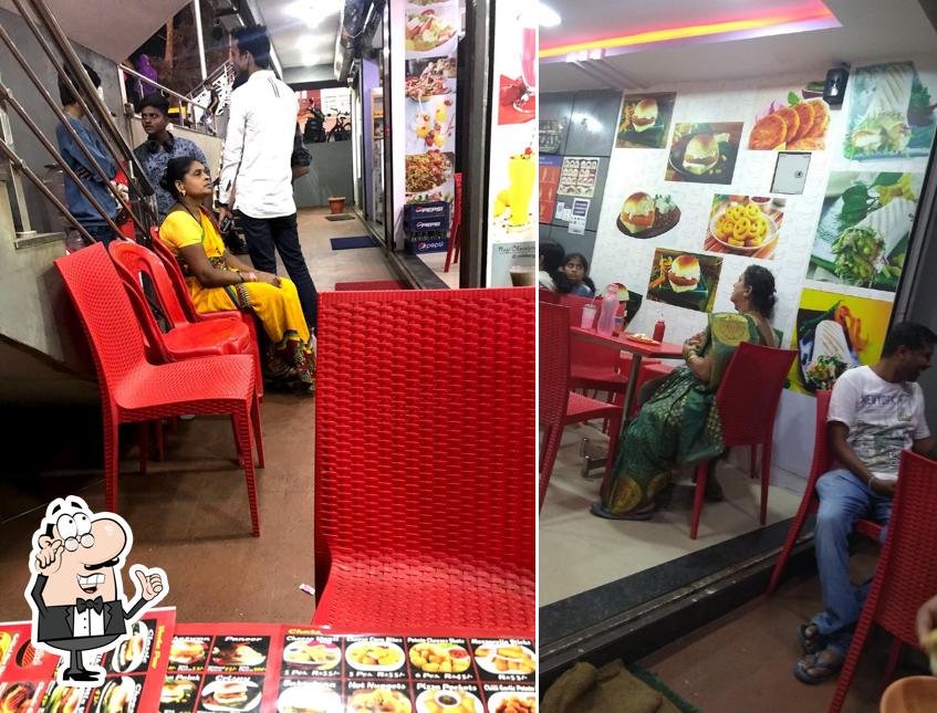 The interior of Goli Vada Pav