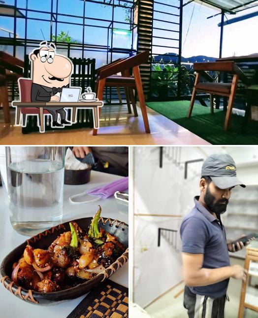 Hotspot Cafe is distinguished by interior and food