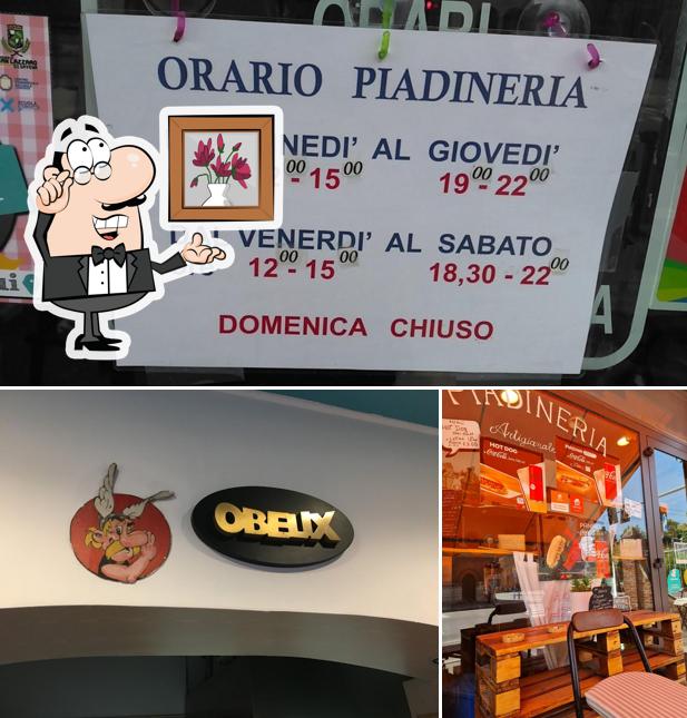 Siediti a un tavolo di Piadineria da Obelix