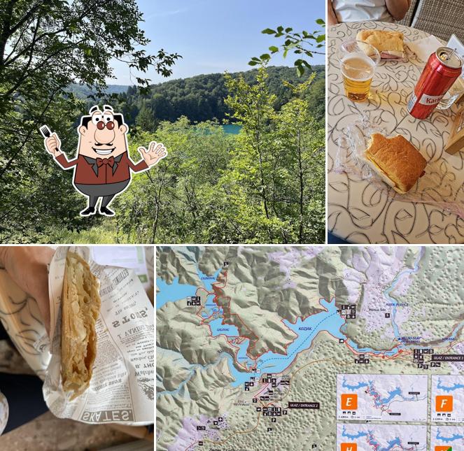Cibo al Cafe bar Flora - Plitvice Lakes National Park
