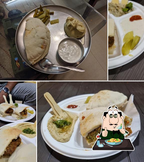 Pulled pork sandwich at Al Arabi Falafel