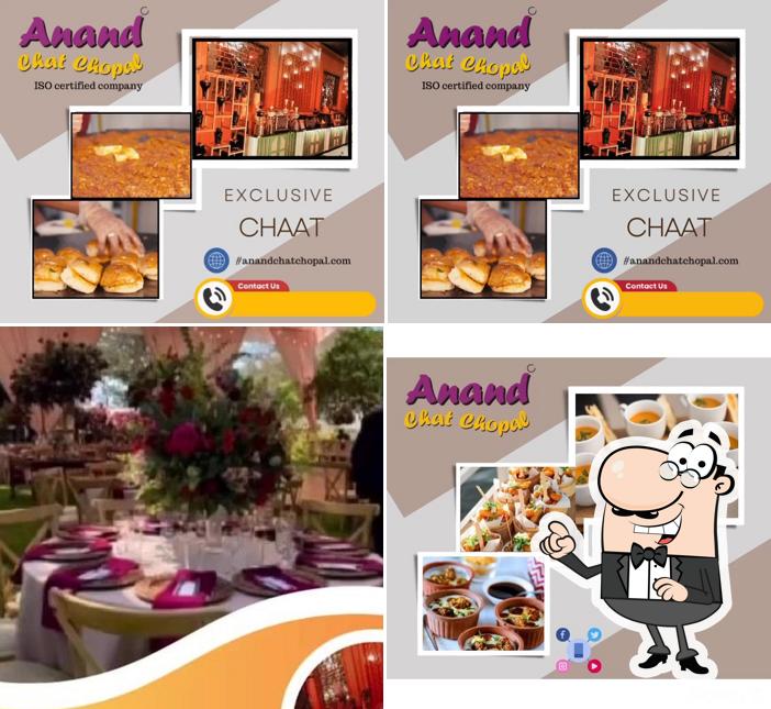 Anand Chaat Bhandar is distinguished by interior and food
