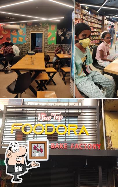 The interior of FOODORA bake factory and grill