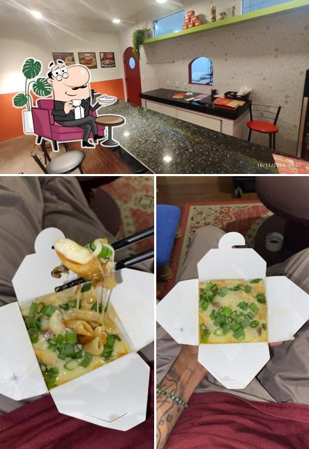 A ilustração a Ital'in House - Salvador - Pituba’s interior e comida