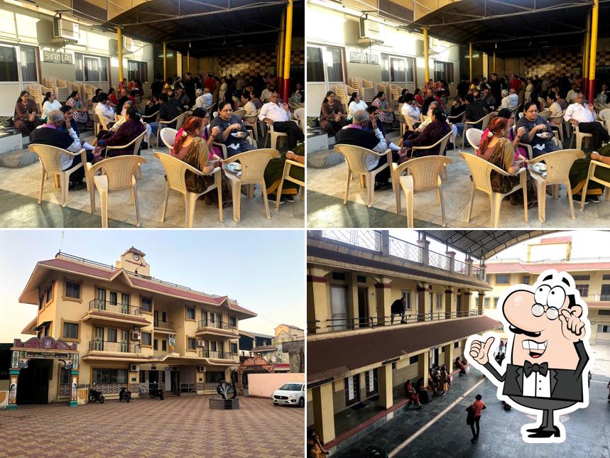 Check out the image showing interior and exterior at Khadayta Bhuvan