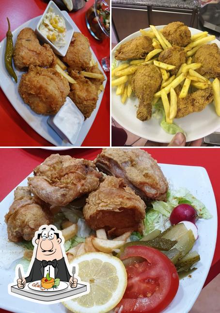 Pollo fritto al La Casa Siriana