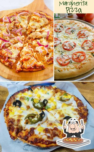 Try out pizza at Little Heaven Cafeteria
