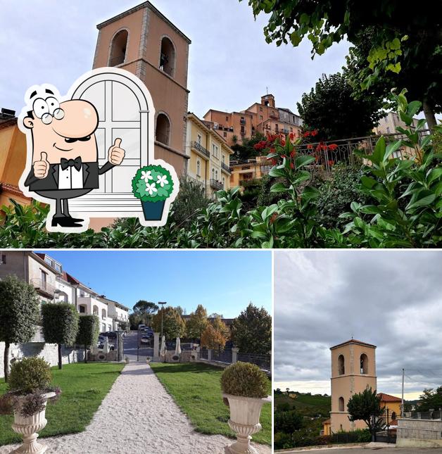 Goditi la vista dagli esterni di Palazzo Vittoli - Ristorante