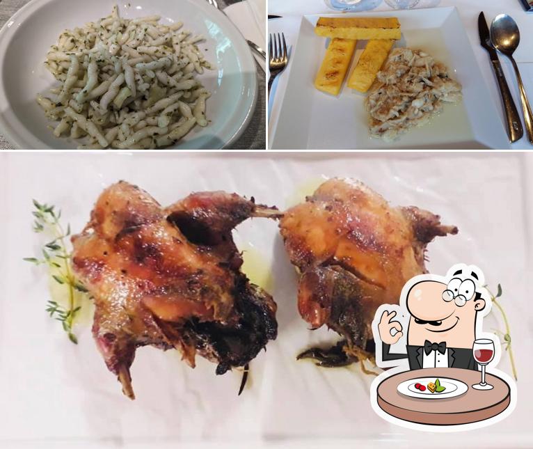 Cibo al Trattoria dall'Amelia