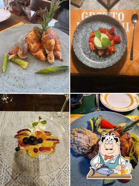 Salmone grigliato al Ristorante Grotto Broggini