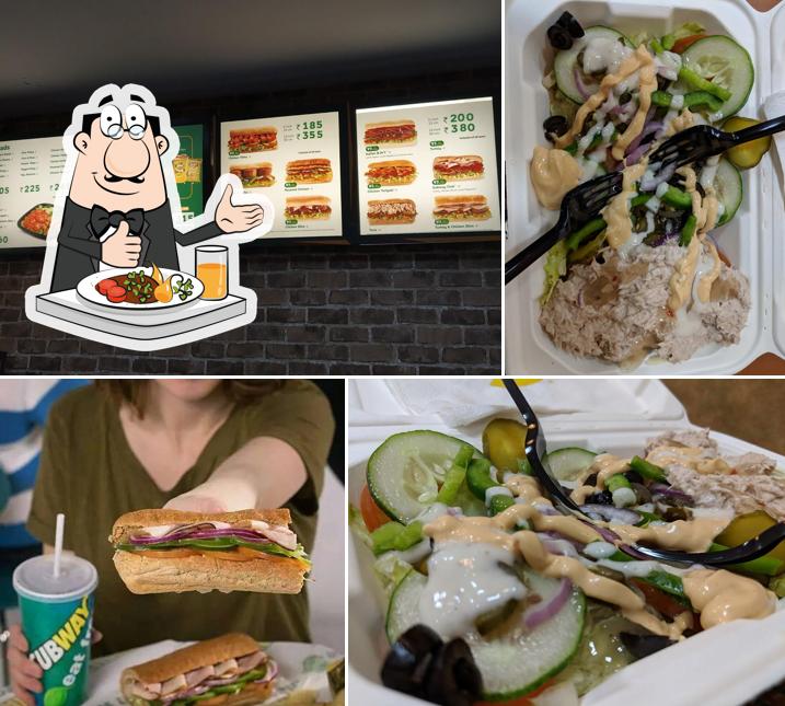 Food at Subway Central square mall Cochin