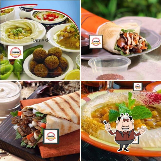 Platos en Damask