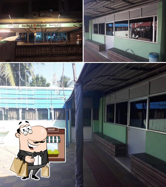 Take a look at the outside area of Godavari Ruchulu