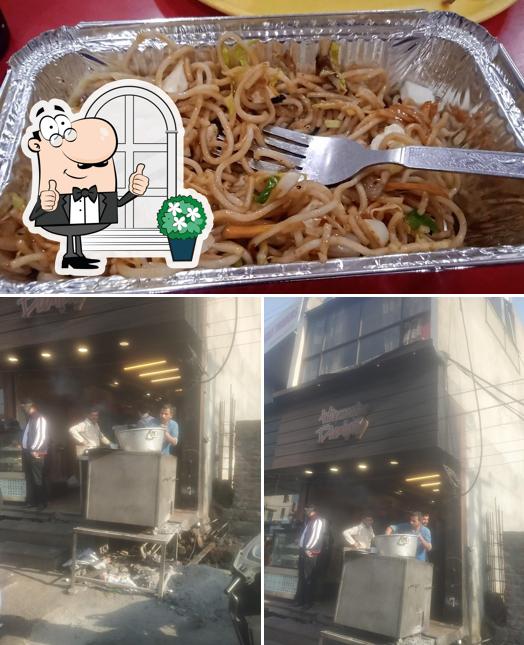 Check out the image depicting exterior and food at Humpty Dumpty Restaurant