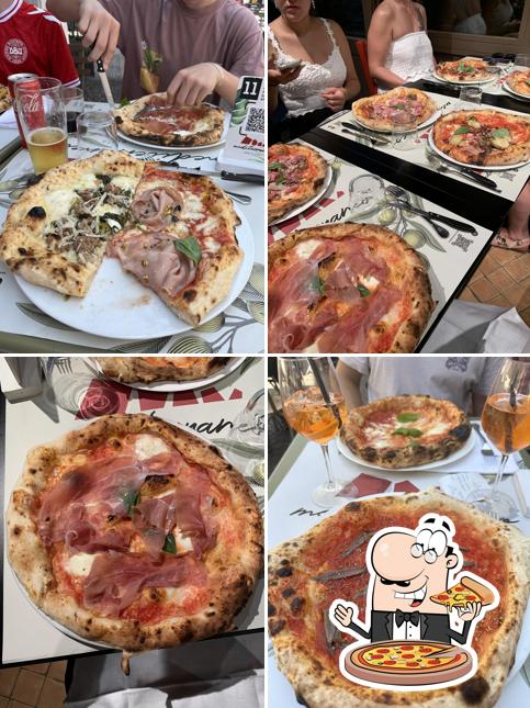 Scegli tra le svariate varianti di pizza