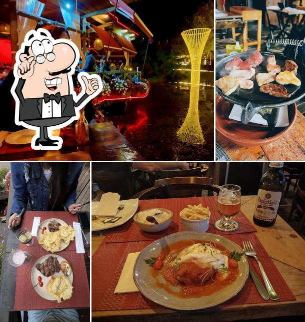 O interior do Bar e Restaurante Boteco do Lago