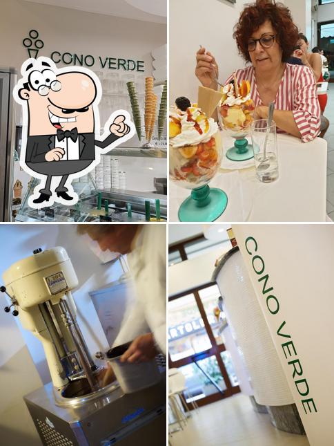 Gli interni di Cono Verde...gelateria