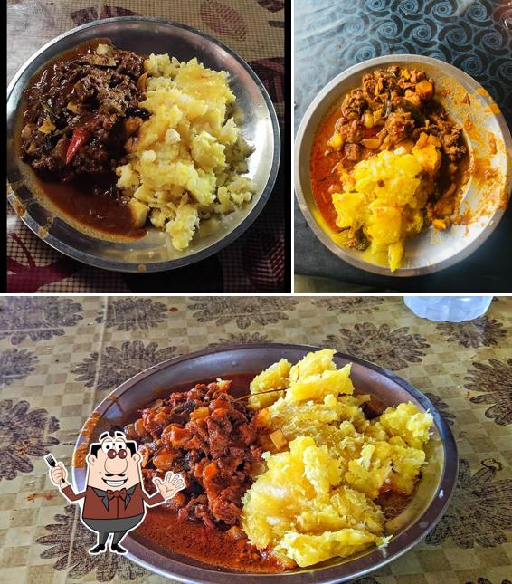 Polenta at Kamalamma's Kappa Irachi