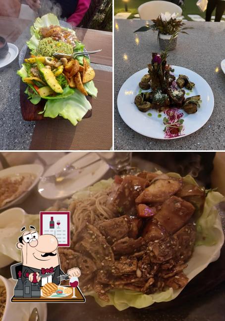 Pick meat dishes at Lake House restaurant