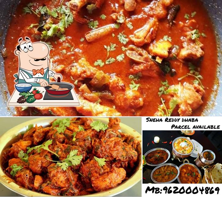 Chicken curry at Sneha reddy dhaba